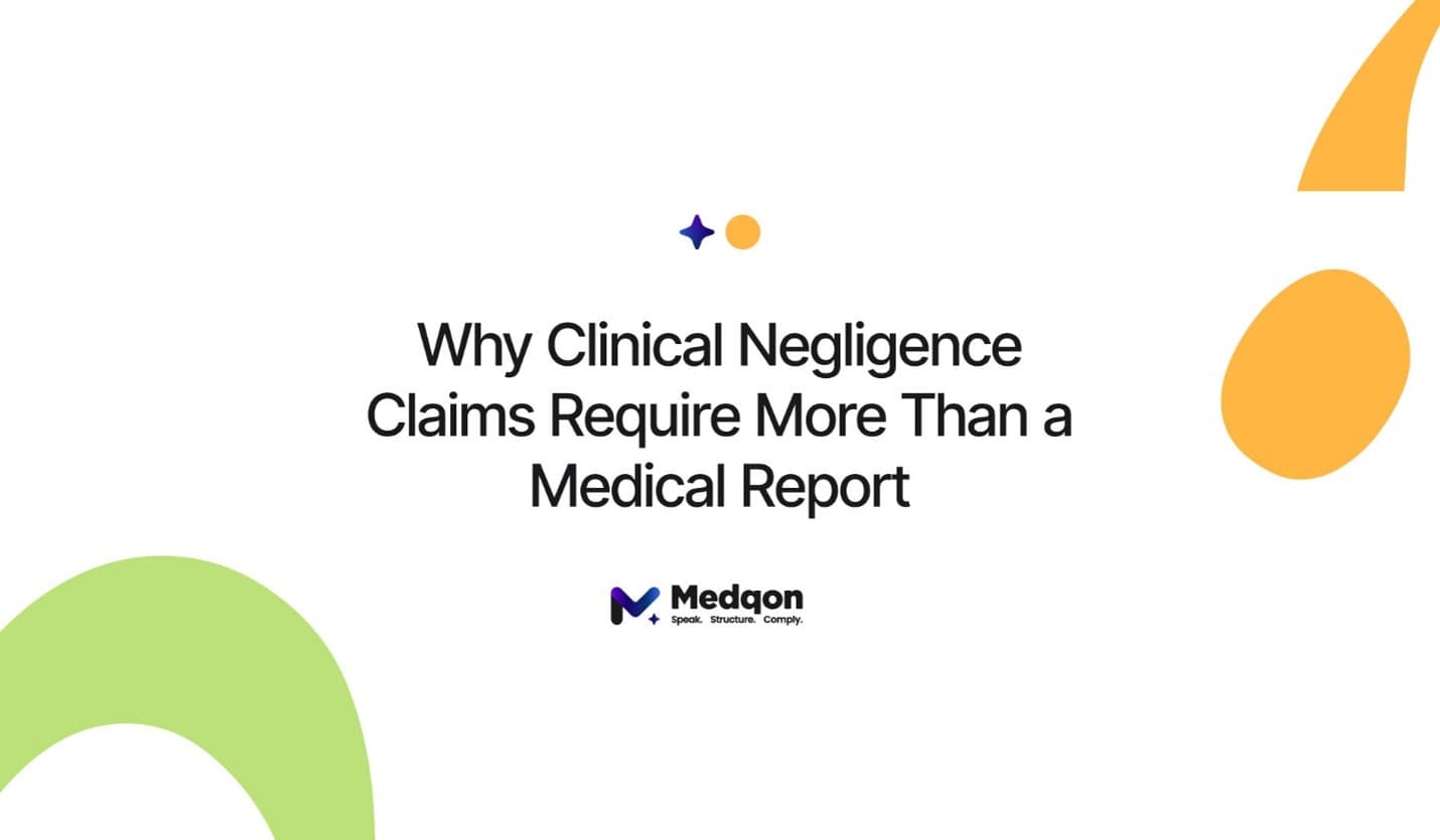 Expert Evidence in Clinical Negligence Claims