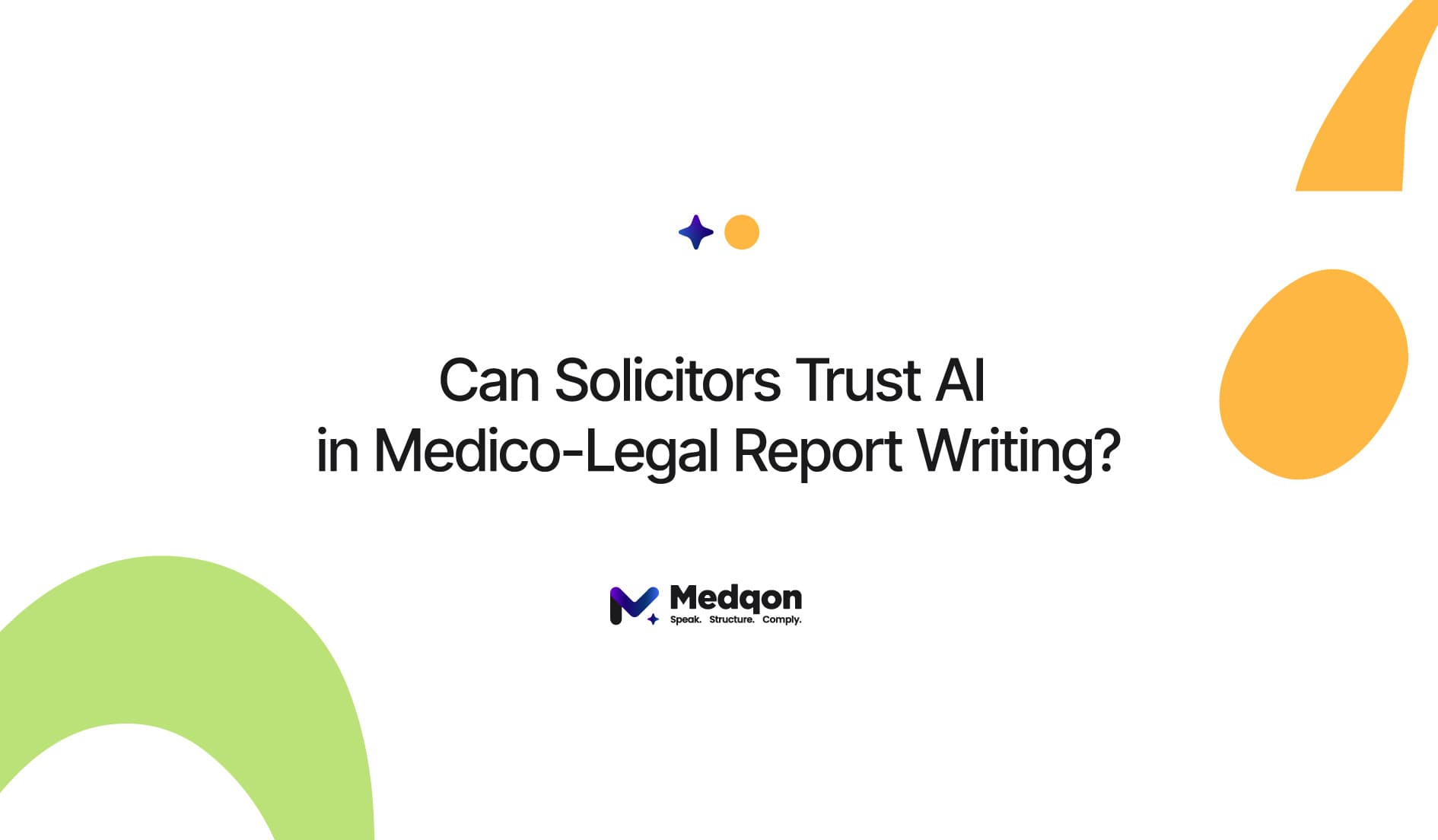 Can Solicitors Trust AI in Medico-Legal Report Writing?
